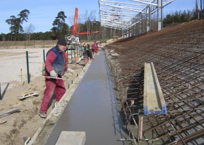 Klaipėdos futbolo stadiono tribūnų įrengimas